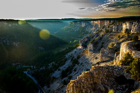 Soria natural canyon landscape