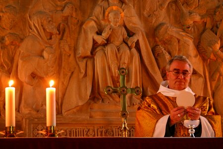 Candles cross religion
