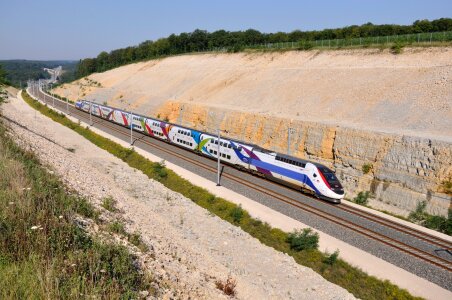 Train 746 lgv high-speed train photo