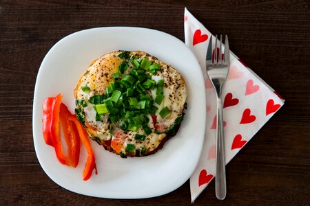 Cooking breakfast vitamins
