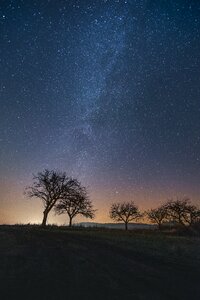 Night nature night sky