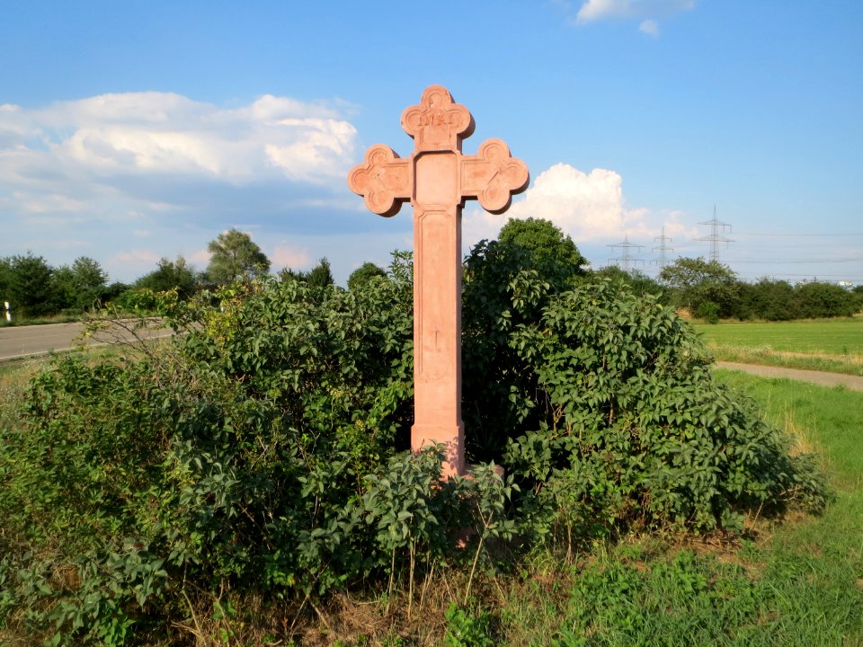 20140723Wegkreuz_Waghaeusel