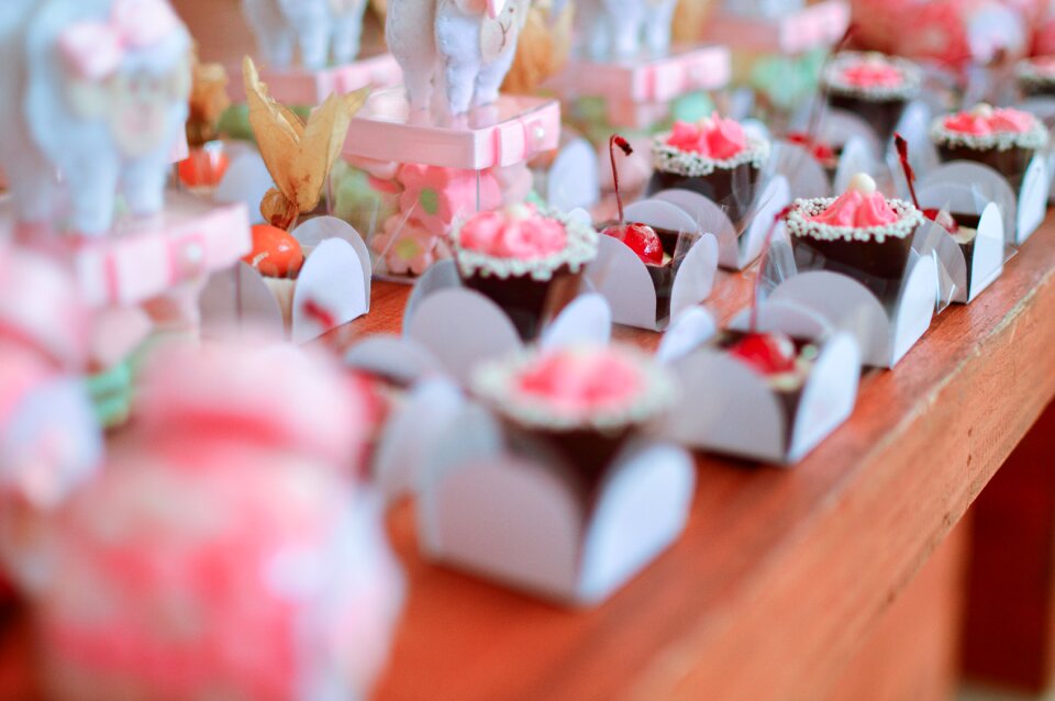 Table cherry candy
