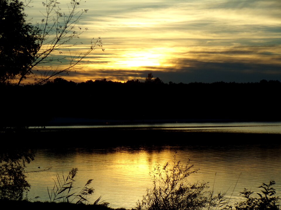 Nature sunset water