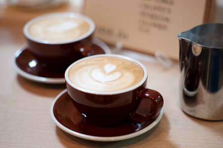 Latte cafe latte latte art photo