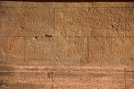 Structure plaster brown