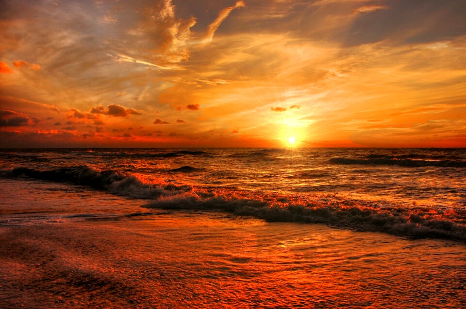 Nature landscape sunset