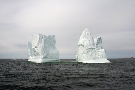 Ice glacier floating photo