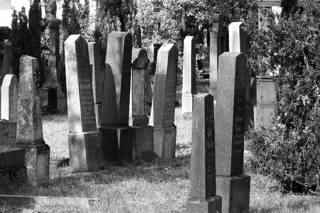 Grave headstones the tombstones