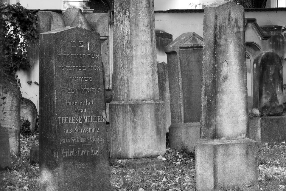 Grave headstones the tombstones