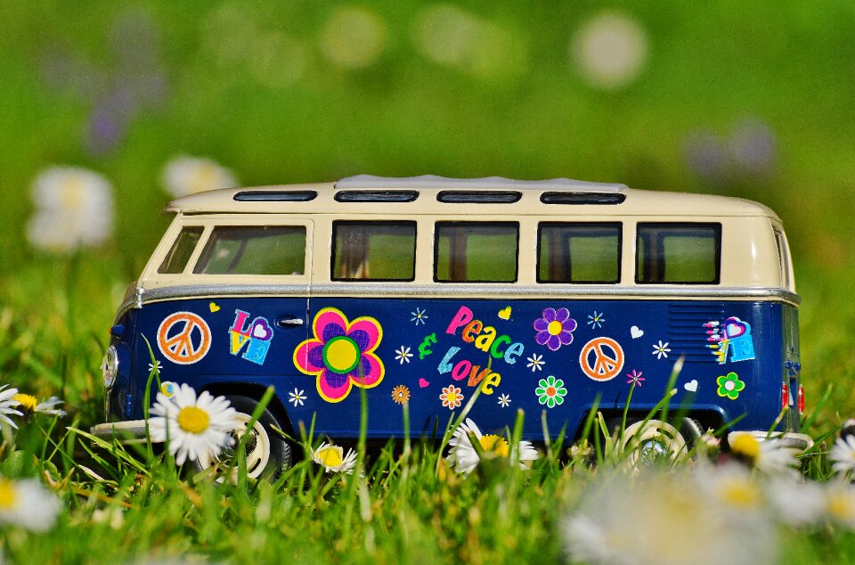 Peace vw bus volkswagen