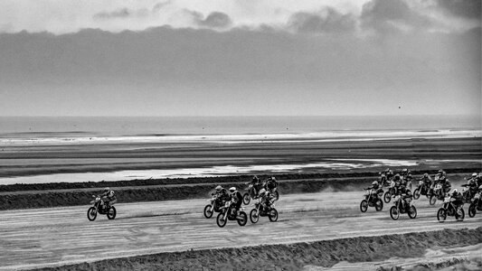 Motorcycle enduro touquet