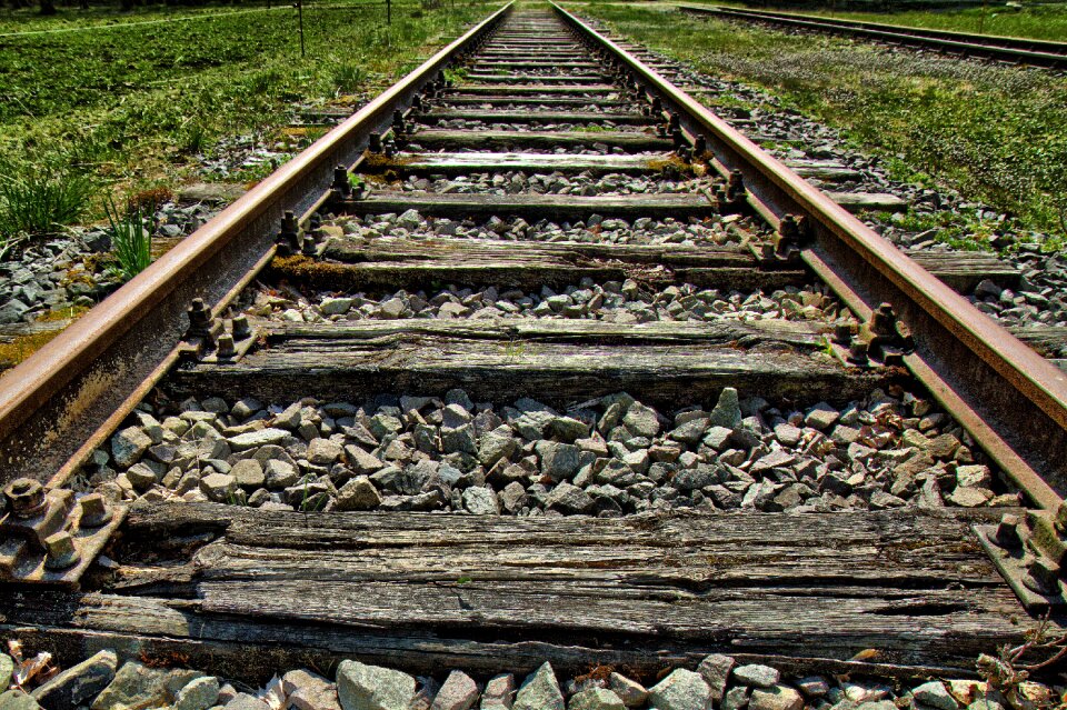 Railway gleise threshold