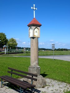 2014.08.28_-_Steinakirchen_am_Forst_-_Bildstock_Weißes_Kreuz_-_01