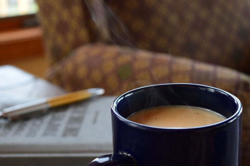 Journal pen beverage