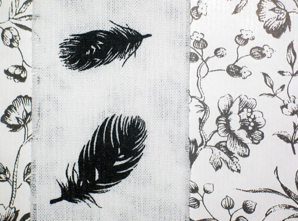 Pattern mix black and white paper
