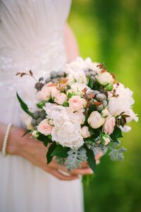 Composition bouquet of flowers floristry photo