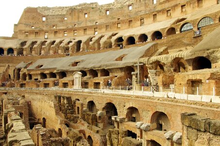 Colosseum arena bleachers photo