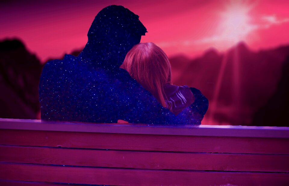 Love eternity bench