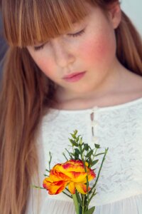 Girl flower ranunculus