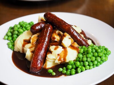 Gravy sauce potatoes