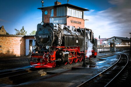 Railway historically narrow gauge railway photo