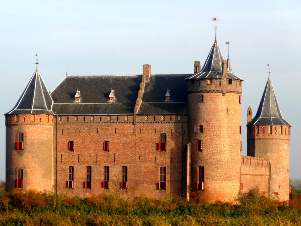 20141028_Muiderslot_vanuit_het_westen_gezien