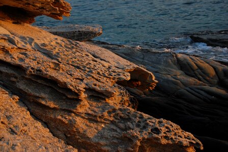 Nature sea stone photo