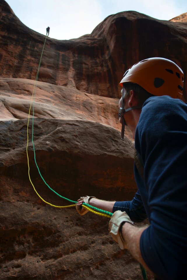 Rope cliff landscape