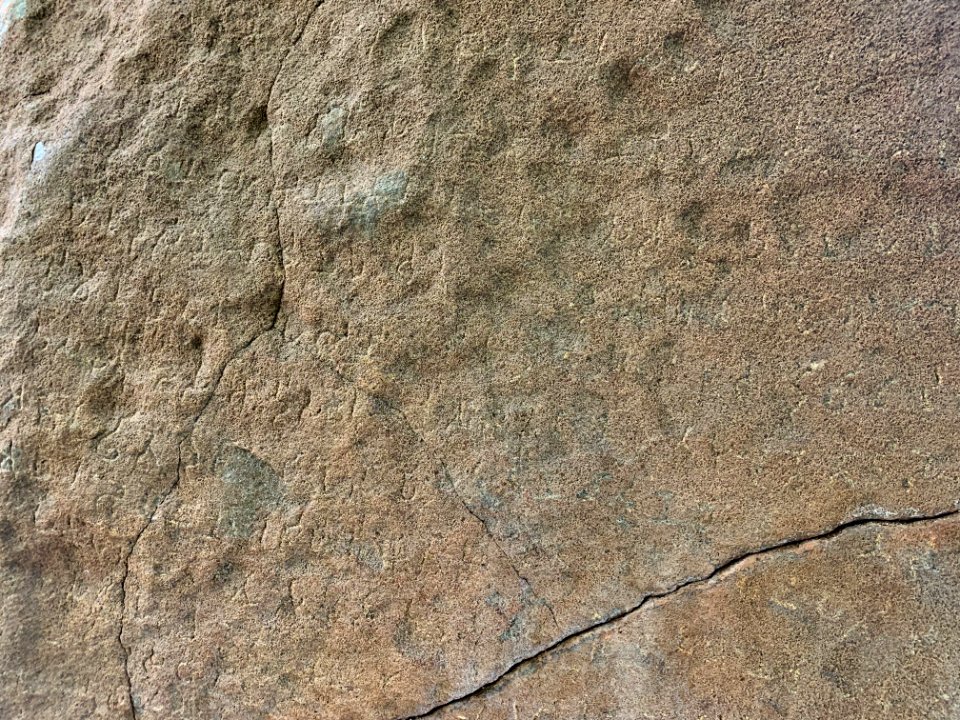 3rd-century_BCE_Jonnagiri_Erragudi_Yerragudi_Asoka_rock_edict_inscription,_Andhra_Pradesh_India_-_25