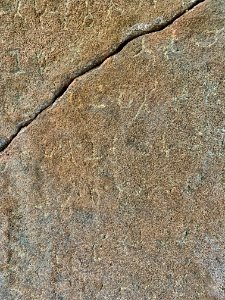 3rd-century_BCE_Jonnagiri_Erragudi_Yerragudi_Asoka_rock_edict_inscription,_Andhra_Pradesh_India_-_99