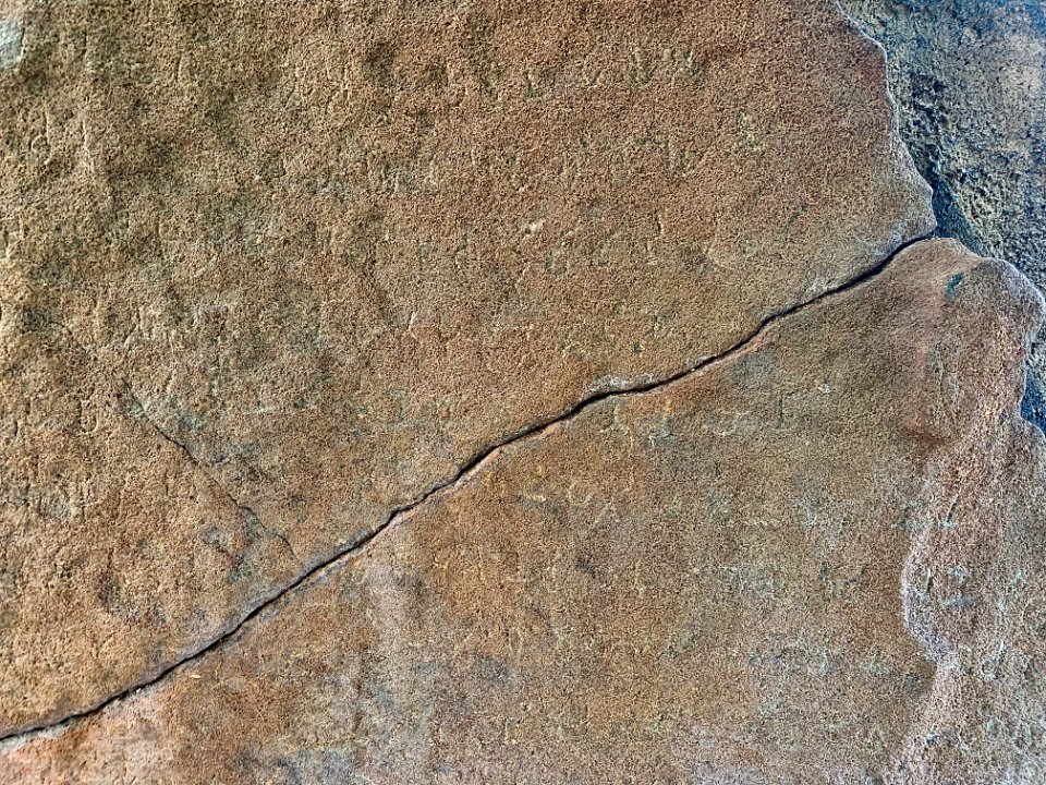 3rd-century_BCE_Jonnagiri_Erragudi_Yerragudi_Asoka_rock_edict_inscription,_Andhra_Pradesh_India_-_92