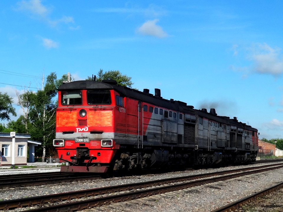 3ТЭ10М-1376,_Россия,_Рязанская_область,_станция_Миллионная_(Trainpix_135844)