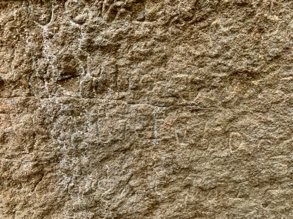 3rd-century_BCE_Jonnagiri_Erragudi_Yerragudi_Asoka_rock_edict_inscription,_Andhra_Pradesh_India_-_46