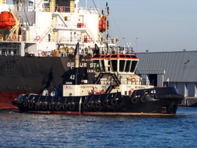 42_(tugboat,_2012)_towing_Genius_Star_through_the_Port_of_Antwerp_pic2