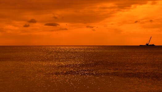 Nature sky orange photo