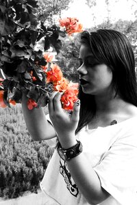 Girl women smell