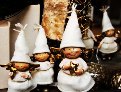 Christmas decoration cap white