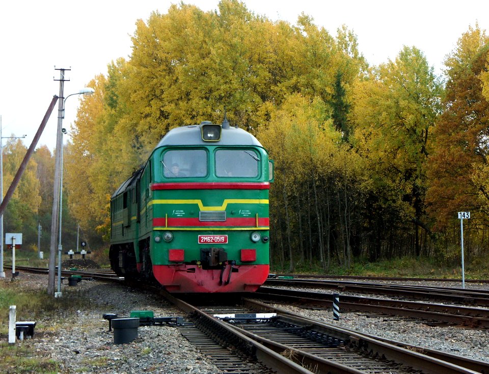 2М62-0519,_Литва,_Таурагский_уезд,_станция_Пагегяй_(Trainpix_92111)