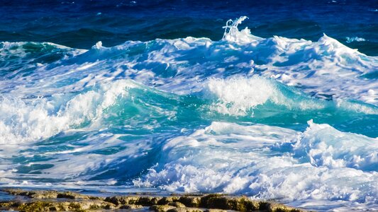 Beach nature spray photo