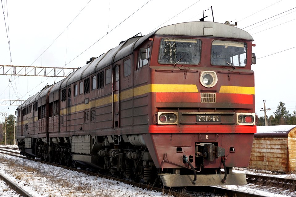 2ТЭ116-612,_Россия,_Ленинградская_область,_станция_Малукса_(Trainpix_68646)