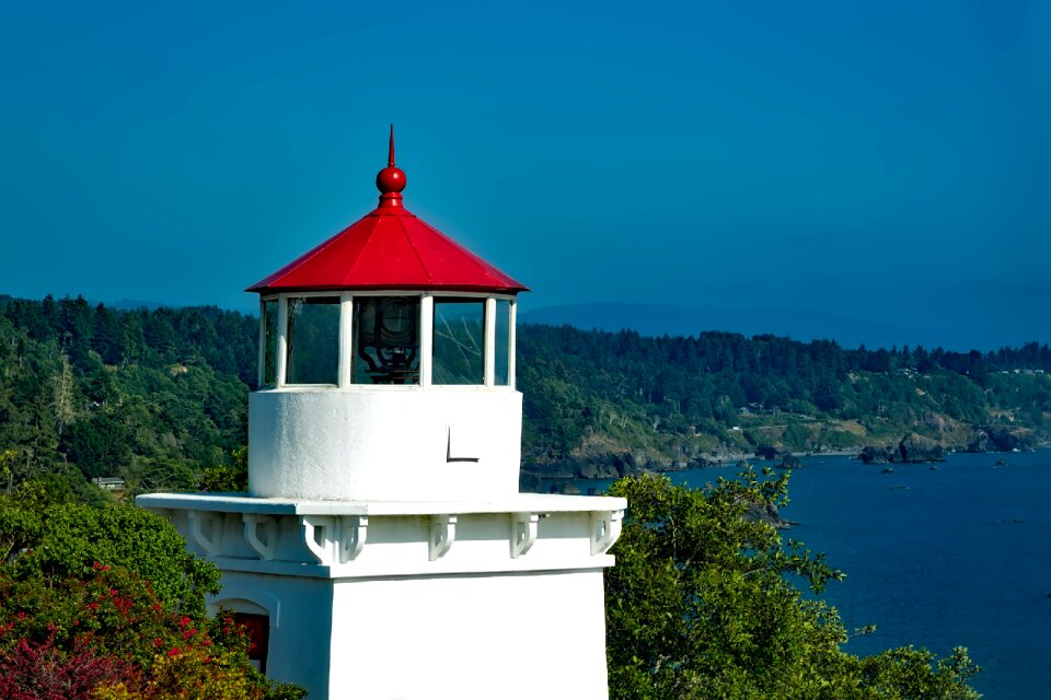 Ocean coastline landmark photo