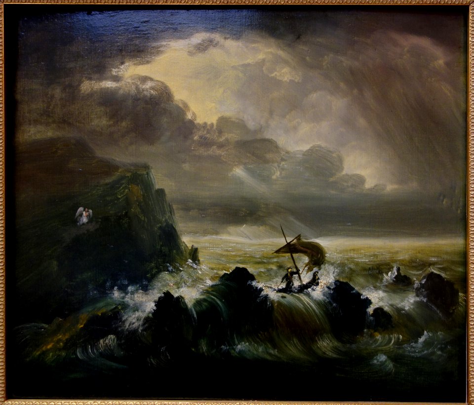 3._Manhood,_The_Voyage_of_Life,_Four_Sketches,_by_Thomas_Cole,_c._1840,_oil_on_wood_-_Albany_Institute_of_History_and_Art_-_DSC08079