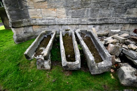 3_Stone_Coffins_To_East_Of_South_Aisle_Of_Church_Of_St_Lawrence