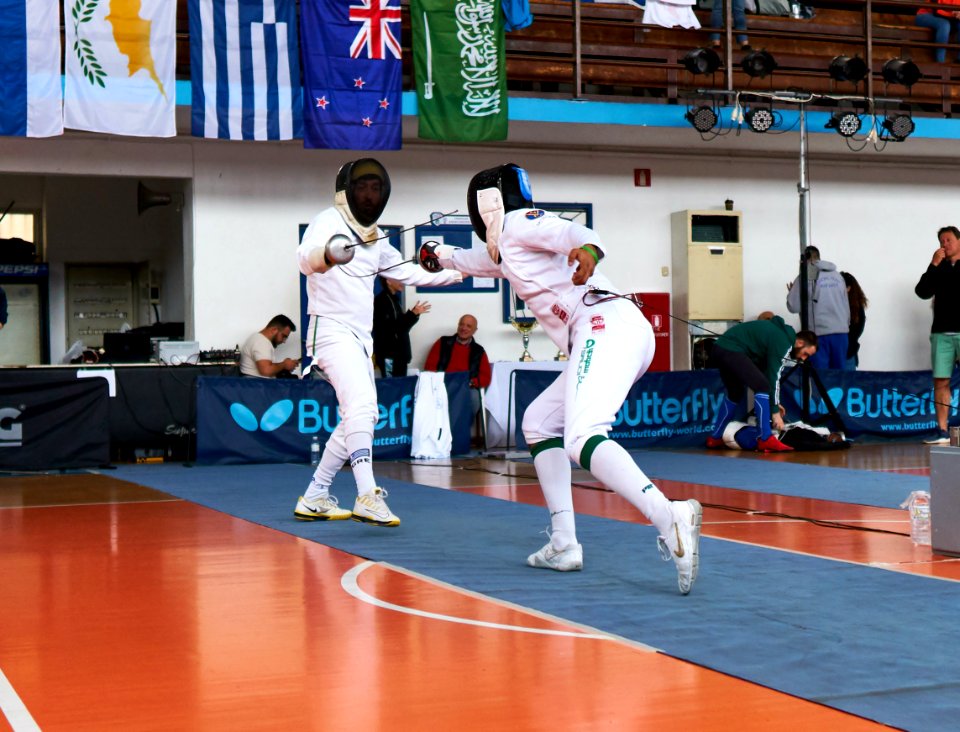 2nd_Leonidas_Pirgos_Fencing_Tournament._Touch_for_the_fencer_Ahmed_Alhussain
