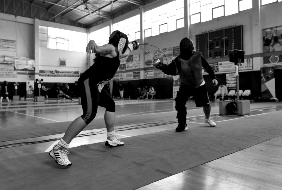 2nd_Leonidas_Pirgos_Fencing_Tournament._The_fencer_Andriana_Theodoropoulou_and_her_coach_Mr._George_Passas