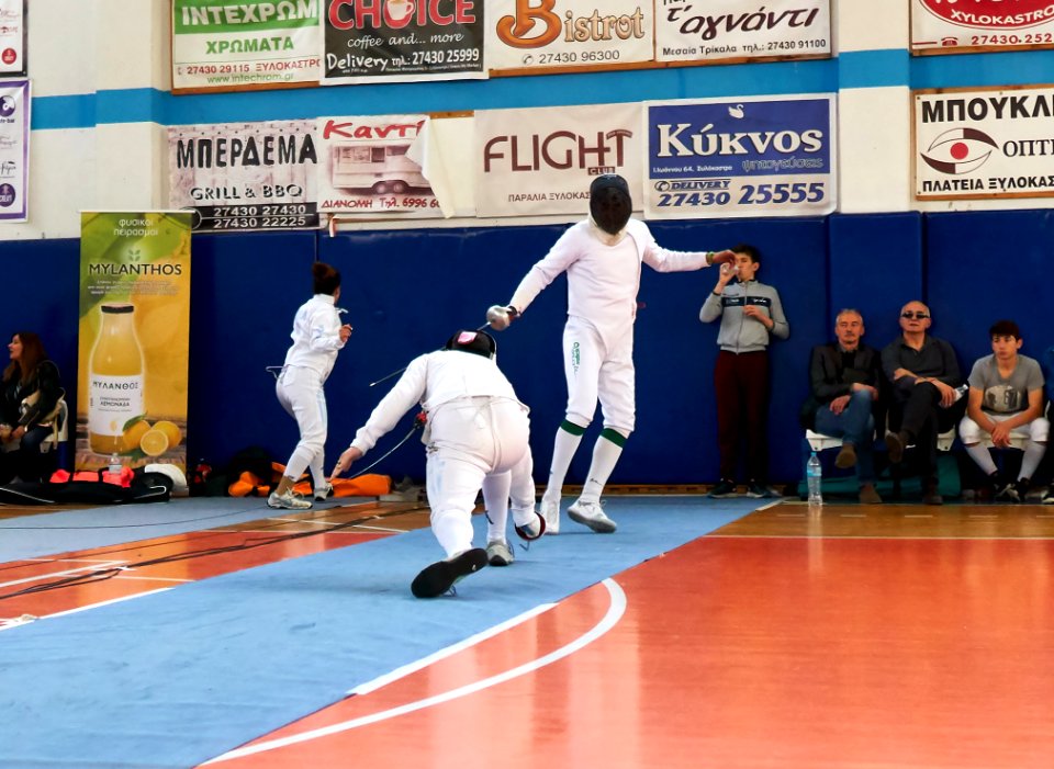 2nd_Leonidas_Pirgos_Fencing_Tournament._The_fencer_Dimitrios_Makris_attempts_to_score_a_foot_touch