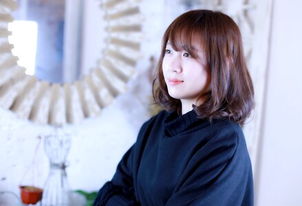 Woman face asia