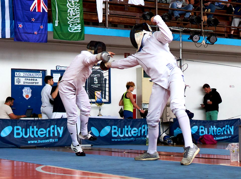2nd_Leonidas_Pirgos_Fencing_Tournament._Double_touch_for_the_two_fencers