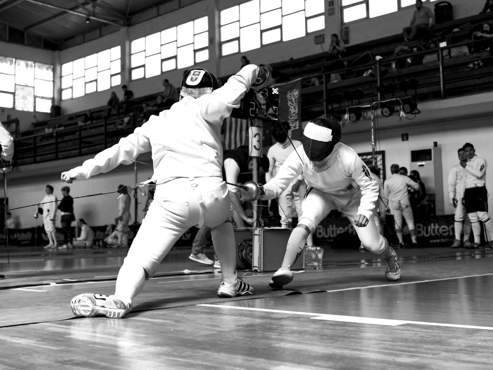 2nd_Leonidas_Pirgos_Fencing_Tournament._The_fencer_on_the_right_had_just_performed_a_lunge_and_has_scored_a_touch